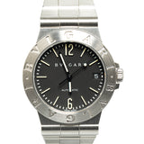 Automatic Stainless Steel Diagono Watch Silver - Lab Luxury Resale