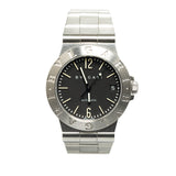 Bvlgari Automatic Stainless Steel Diagono Watch Silver