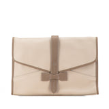 Leather Clutch Brown - Lab Luxury Resale