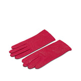 Hermès Cuir D Agneau Gloves Red Size 7.5