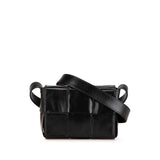 Candy Nappa Intrecciato Cassette Crossbody Black - Lab Luxury Resale