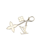 Fleur de Monogram Bag Charm Silver - Lab Luxury Resale