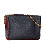 Louis Vuitton Monogram Empreinte Double Zip Pochette