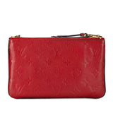 Monogram Empreinte Double Zip Pochette Blue - Lab Luxury Resale