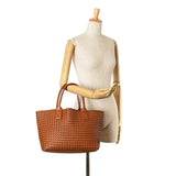 Bottega Veneta Intrecciato Cabat Tote Brown