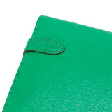 Chevre Mysore Kelly Longue Wallet Green - Lab Luxury Resale