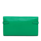 Chevre Mysore Kelly Longue Wallet Green - Lab Luxury Resale