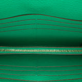 Chevre Mysore Kelly Longue Wallet Green - Lab Luxury Resale