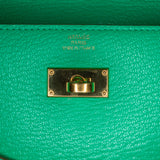 Chevre Mysore Kelly Longue Wallet Green - Lab Luxury Resale