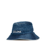 Denim Logo Bucket Hat Blue - Lab Luxury Resale