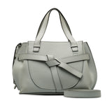 Mini Gate Top Handle Satchel Gray - Lab Luxury Resale