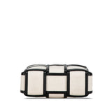 Mini Canvas Cassette Crossbody Bag White - Lab Luxury Resale