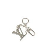 Brass LV Initials Key Holder Silver - Lab Luxury Resale