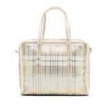 Braided Street Shopper PM White - Lab Luxury Resale