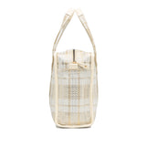 Braided Street Shopper PM White - Lab Luxury Resale