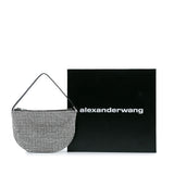 Alexander Wang Mesh Crystal Wanglock Fortune Cookie Handbag Silver