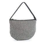 Mesh Crystal Wanglock Fortune Cookie Handbag Silver - Lab Luxury Resale