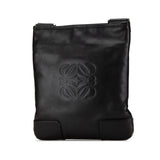 Anagram Leather Crossbody Black - Lab Luxury Resale