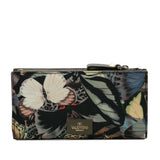 Printed Canvas Wallet Black - Lab Luxury Resale