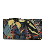 Printed Canvas Wallet Black - Lab Luxury Resale