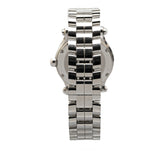 Quartz Stainless Steel Diamonds Happy Sport Watch Silver - Lab Luxury Resale