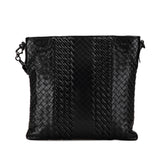 Intrecciato Crossbody Bag Black - Lab Luxury Resale