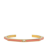 Fendi Gold Plated Enamel Bangle Gold