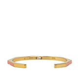 Gold Plated Enamel Bangle Gold - Lab Luxury Resale