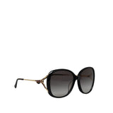 Round Tinted Sunglasses Black - Lab Luxury Resale