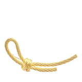 Gold Plated Rope Knot Brooch Gold - Lab Luxury Resale