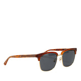 Web Accent Wayfarer Sunglasses Brown - Lab Luxury Resale