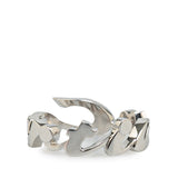 18K White Gold Signature Ring Silver - Lab Luxury Resale