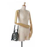 Tom Ford Metallic Croc Embossed Leather Drawstring Bucket Bag Silver