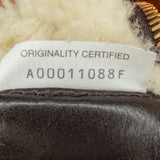 Mini Calfskin and Shearling Jodie Orange - Lab Luxury Resale