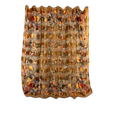 Floral Print Silk Scarf Gold - Lab Luxury Resale