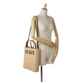 LOEWE Small Raffia Standard A4 Satchel