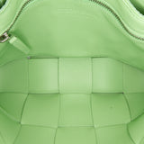 Calfskin Intrecciato Cassette Crossbody Green - Lab Luxury Resale