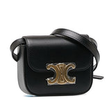 Mini Triomphe Crossbody Bag Black - Lab Luxury Resale