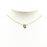 Tiffany 18K Yellow Gold Loving Heart Pendant Necklace Gold