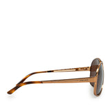 Round Tinted Sunglasses Brown - Lab Luxury Resale