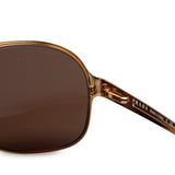 Round Tinted Sunglasses Brown - Lab Luxury Resale