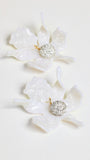 Lele Sadoughi Crystal Lily Earrings  NWT