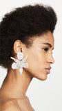 Lele Sadoughi Crystal Lily Earrings  NWT