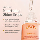 JVN Complete Nourishing Hair Oil Shine Drops 50ml NIB